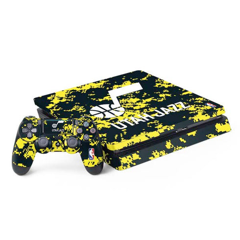 NBA Utah Jazz Grey Digi Camo PS4 Slim Bundle Skin