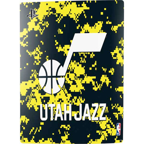 NBA Utah Jazz Grey Digi Camo PS5 Bundle Skin