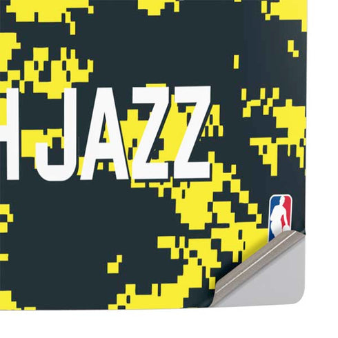 NBA Utah Jazz Grey Digi Camo PS5 Pro Console Skin