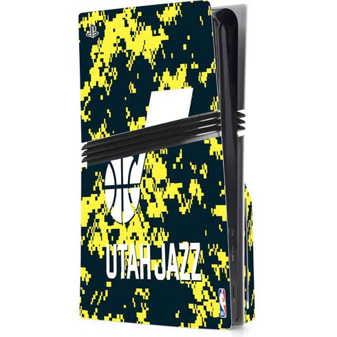 NBA Utah Jazz Grey Digi Camo PlayStation PS5 Skins