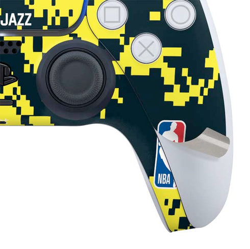 NBA Utah Jazz Grey Digi Camo PS5 Slim Digital Edition Bundle Skin