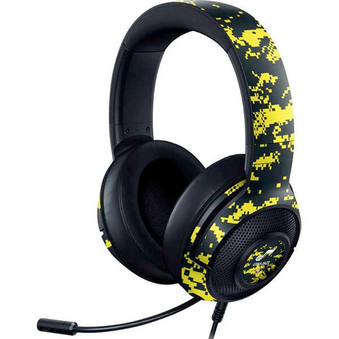 NBA Utah Jazz Grey Digi Camo Razer Kraken X Skin