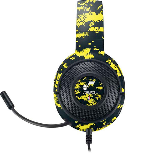 NBA Utah Jazz Grey Digi Camo Razer Kraken X Skin