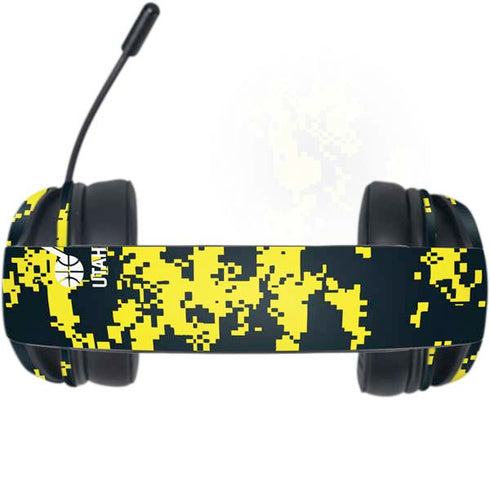 NBA Utah Jazz Grey Digi Camo Razer Kraken X Skin