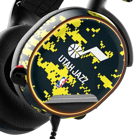 NBA Utah Jazz Grey Digi Camo SteelSeries Arctis 3 Skin