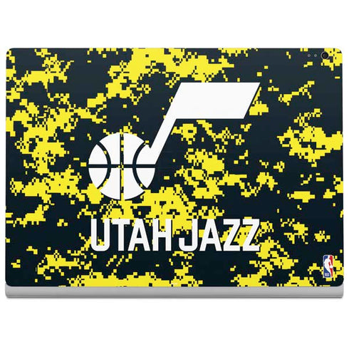 NBA Utah Jazz Grey Digi Camo Surface Book 2 13.5in Skin