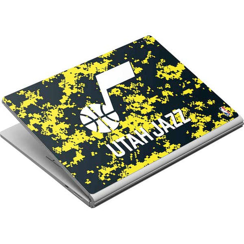 NBA Utah Jazz Grey Digi Camo Surface Book Skin