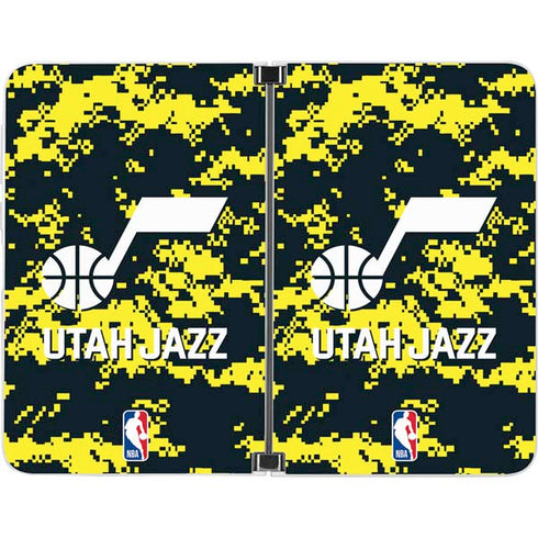 NBA Utah Jazz Grey Digi Camo Surface Duo Skin