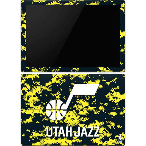 NBA Utah Jazz Grey Digi Camo Surface Pro 6 Skin