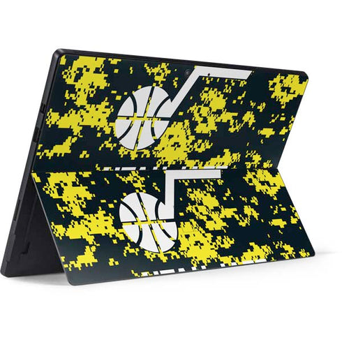NBA Utah Jazz Grey Digi Camo Surface Pro 7 Skin