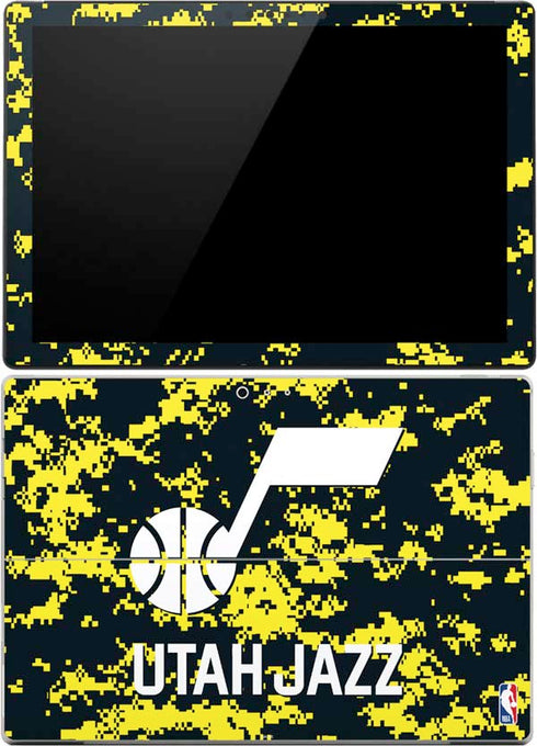 NBA Utah Jazz Grey Digi Camo Surface Pro (2017) Skin