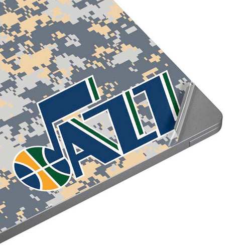 NBA Utah Jazz Grey Digi Camo Laptop Skins