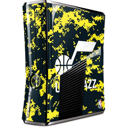 NBA Utah Jazz Grey Digi Camo Xbox 360 Slim (2010) Skin