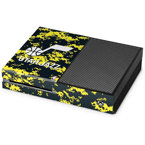 NBA Utah Jazz Grey Digi Camo Xbox One Console Skin