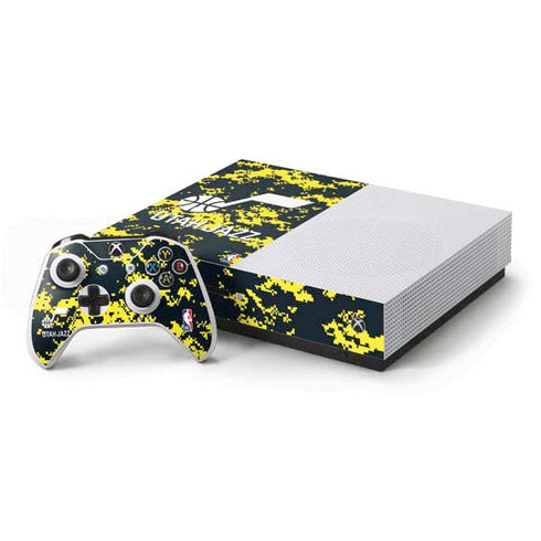 NBA Utah Jazz Grey Digi Camo Xbox One Skins