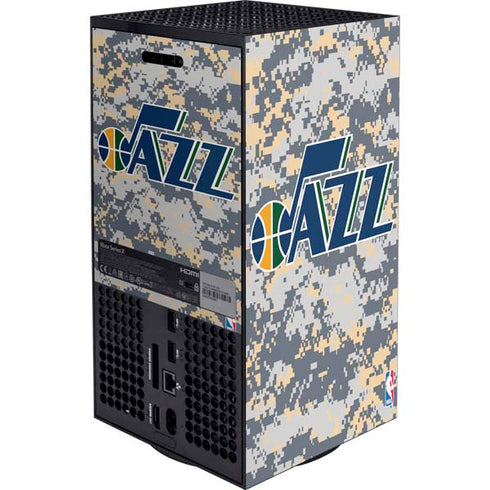 NBA Utah Jazz Grey Digi Camo Xbox Series X Bundle Skin