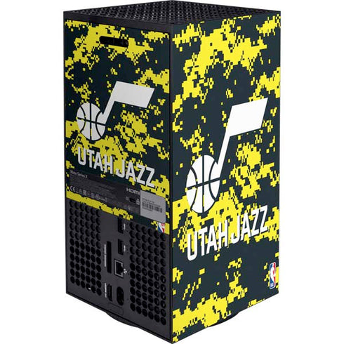 NBA Utah Jazz Grey Digi Camo Xbox Series X Bundle Skin