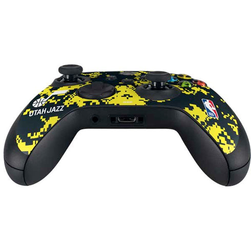 NBA Utah Jazz Grey Digi Camo Xbox Series X Controller Skin