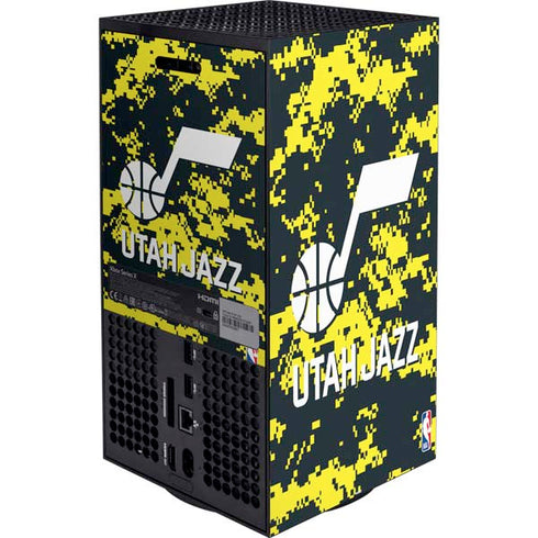NBA Utah Jazz Grey Digi Camo XBox Series X Digital Edition Bundle Skin