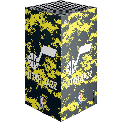 NBA Utah Jazz Grey Digi Camo XBox Series X Digital Edition Console Skin