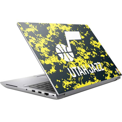 NBA Utah Jazz Grey Digi Camo HP ZBook Fury 16 G10 Skin