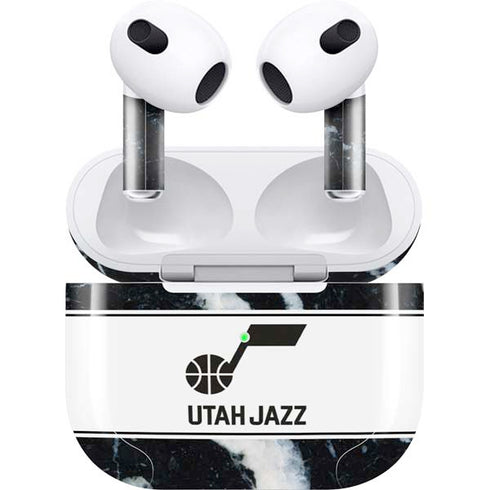 NBA Utah Jazz Marble Apple AirPods (3rd Gen 2021) Skin