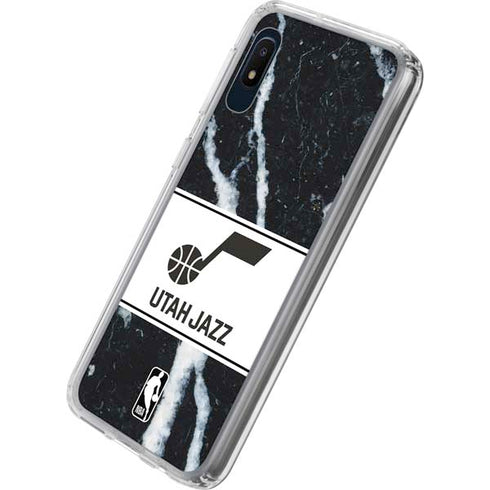 NBA Utah Jazz Marble Galaxy A10e Clear Case