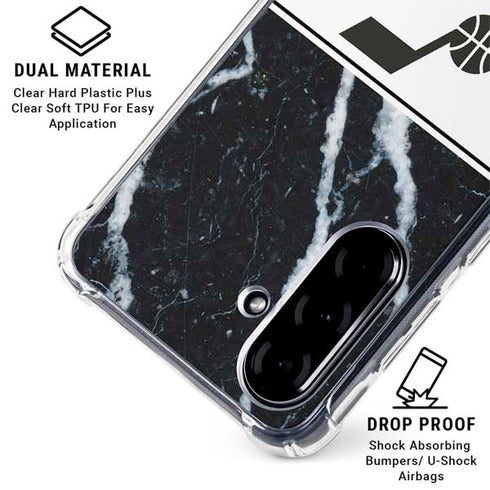 NBA Utah Jazz Marble Galaxy A36 5G Clear Case