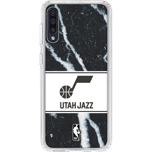 NBA Utah Jazz Marble Galaxy A50 Clear Case
