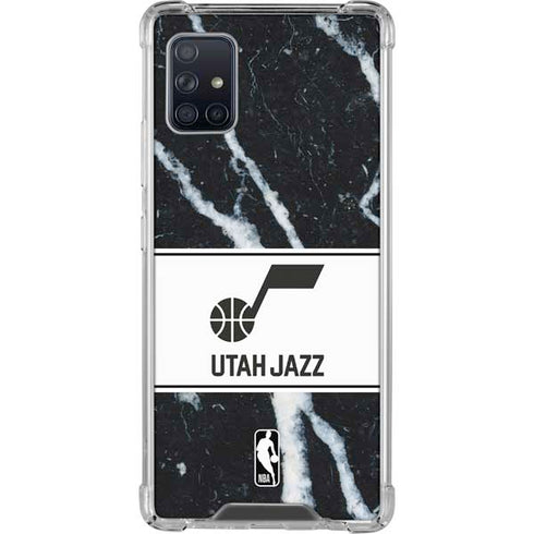 NBA Utah Jazz Marble Galaxy A51 5G Clear Case