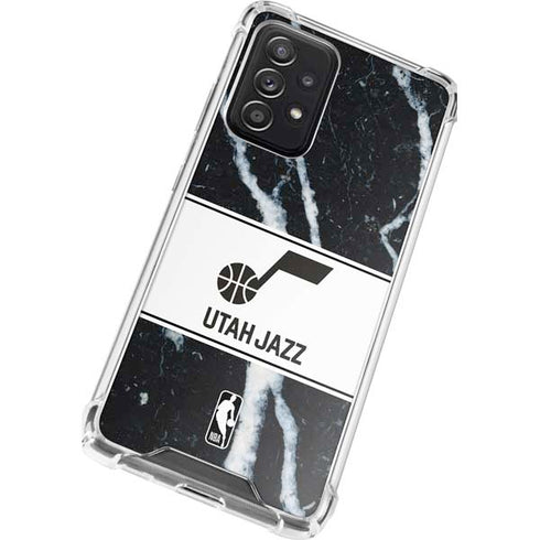 NBA Utah Jazz Marble Galaxy A52 5G Clear Case
