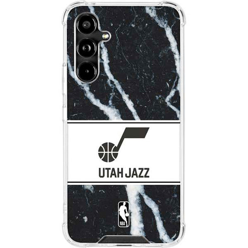 NBA Utah Jazz Marble Galaxy A54 5G Clear Case