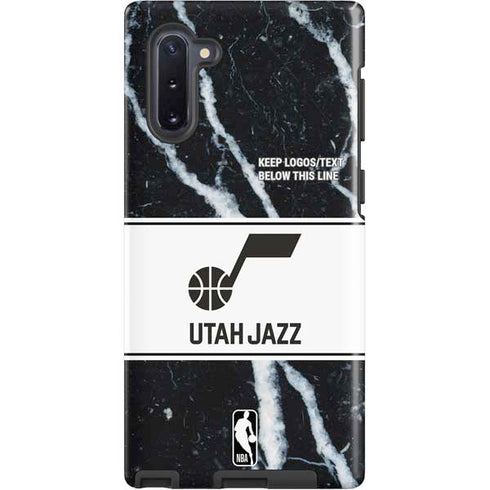 NBA Utah Jazz Marble Galaxy Note 10 Pro Case