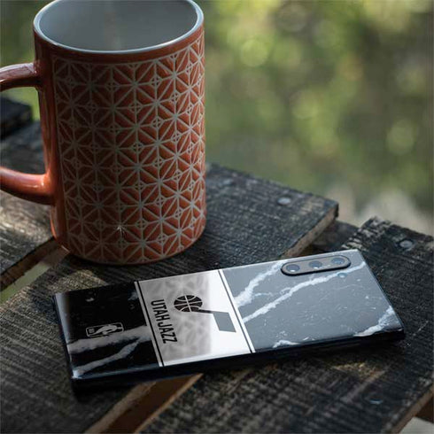 NBA Utah Jazz Marble Galaxy Note 10 Skin