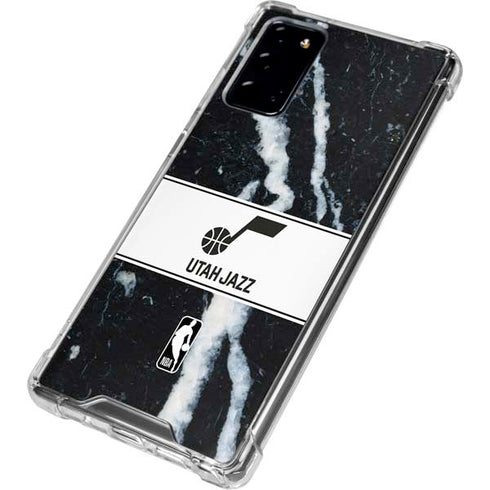 NBA Utah Jazz Marble Galaxy Note20 5G Clear Case