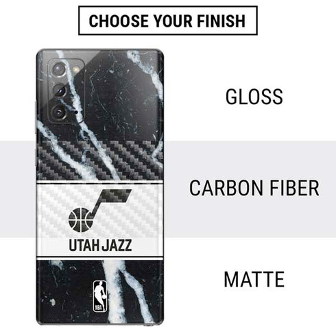 NBA Utah Jazz Marble Galaxy Note20 5G Skin