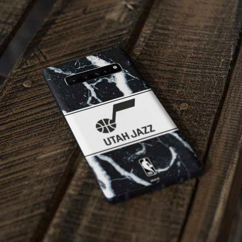 NBA Utah Jazz Marble Galaxy S10 Plus Skin