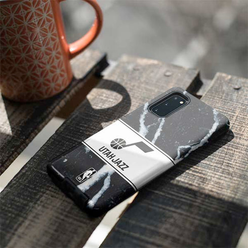 NBA Utah Jazz Marble Galaxy S20 Pro Case