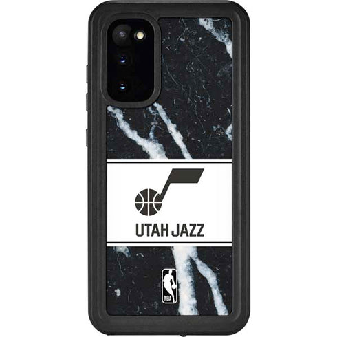 NBA Utah Jazz Marble Galaxy S20 Waterproof Case