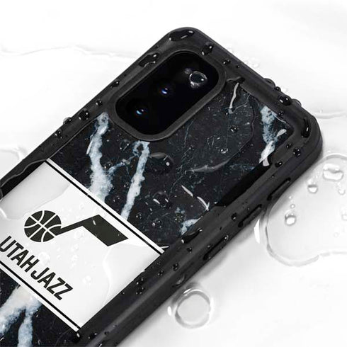 NBA Utah Jazz Marble Galaxy S20 Waterproof Case
