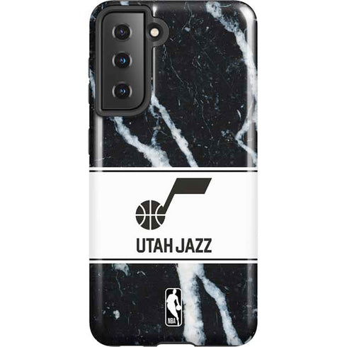 NBA Utah Jazz Marble Galaxy S21 5G Pro Case