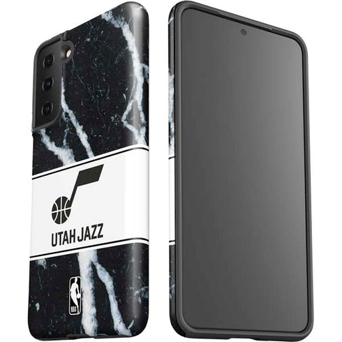 NBA Utah Jazz Marble Galaxy S21 FE Pro Case