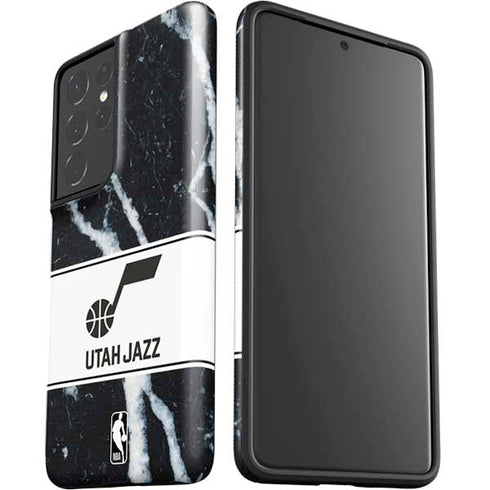 NBA Utah Jazz Marble Galaxy S21 Ultra 5G Pro Case