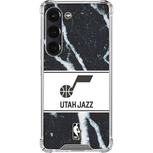 NBA Utah Jazz Marble Galaxy S23 Clear Case