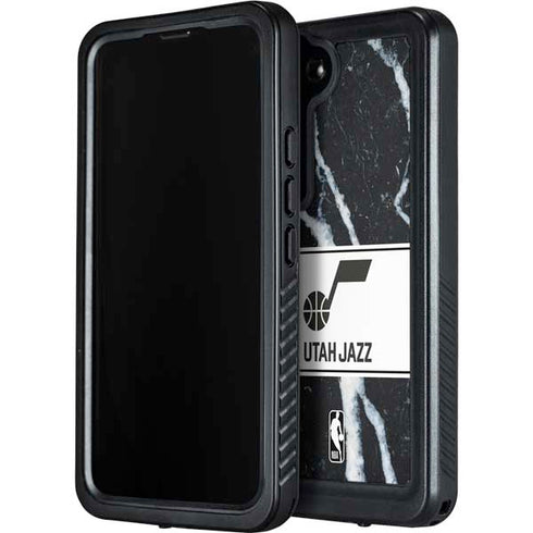 NBA Utah Jazz Marble Galaxy S23 Plus Waterproof Case