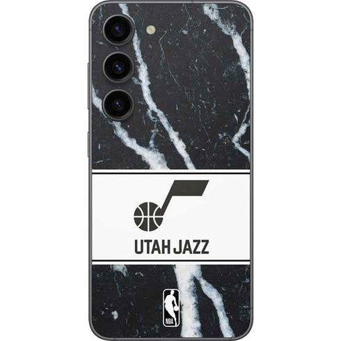 NBA Utah Jazz Marble Galaxy S23 Skin