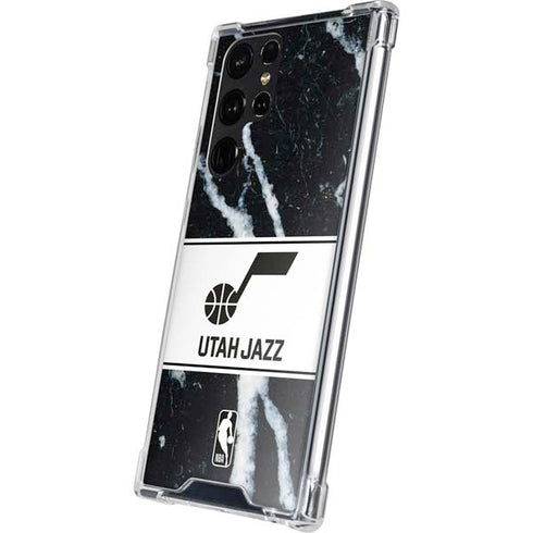 NBA Utah Jazz Marble Galaxy S23 Ultra Clear Case