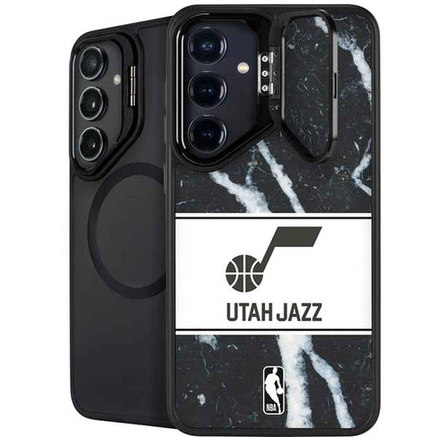NBA Utah Jazz Marble Galaxy S24 Plus Kickstand Case