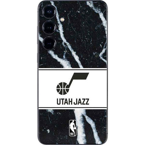 NBA Utah Jazz Marble Galaxy S25 Plus Skin