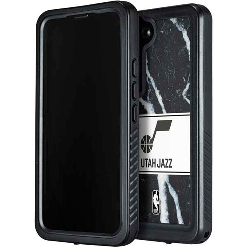 NBA Utah Jazz Marble Galaxy S24 Plus Waterproof Case